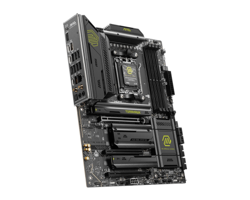 MSI MAG X870E TOMAHAWK WIFI | Processor family AMD | Processor socket AM5 | DDR5 | Supported hard disk drive interfaces SATA, M.2 | Number of SATA connectors 4