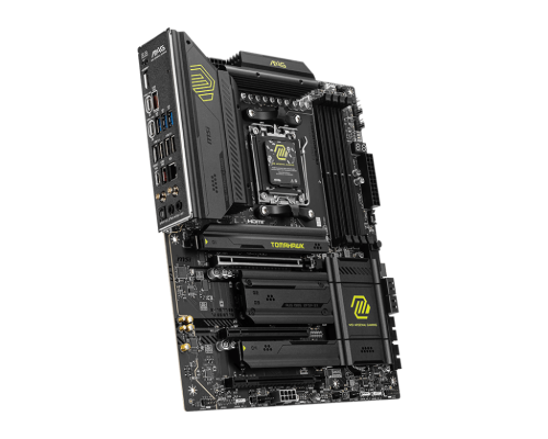 MSI MAG X870 TOMAHAWK WIFI | Processor family AMD | Processor socket AM5 | Supported hard disk drive interfaces SATA, M.2 | Number of SATA connectors 4