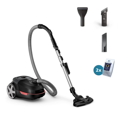 Philips | Vacuum Cleaner | XD5123 / 10 Series 5000 | Bagged | Power 900 W | Dust capacity 4 L | Black