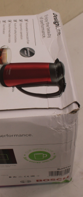 SALE OUT. | Bosch | Kettle | DesignLine TWK3P424 | Electric | 2400 W | 1.7 L | Stainless steel | 360° rotational base | Red | DAMAGED PACKAGING
