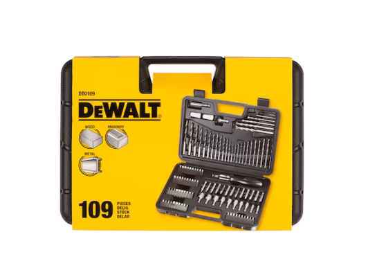 DEWALT Set of drills and torsion nozzles, 109 pcs. | DT0109-QZ