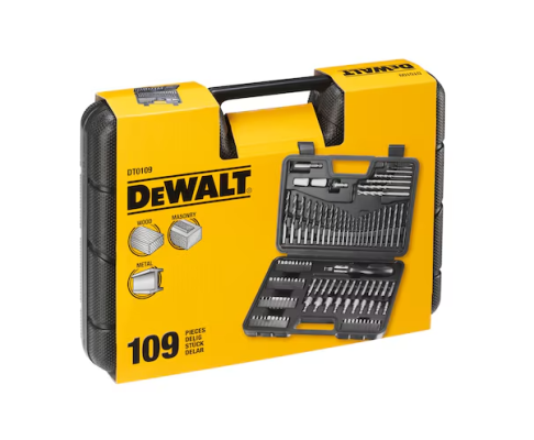 DEWALT Set of drills and torsion nozzles, 109 pcs. | DT0109-QZ