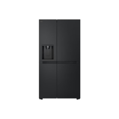 LG Refrigerator | GSLC41EPPE | Energy efficiency class E | Free standing | Side by side | Height 179 cm | Fridge net capacity 420 L | Freezer net capacity 221 L | Display | 36 dB | Black