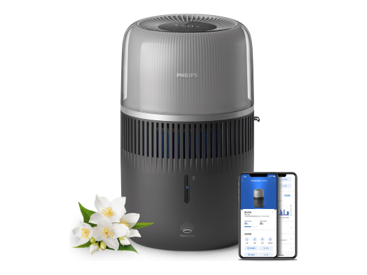 Philips | Air Humidifier | HU5710 / 03 5000 series | 14.1 W | Water tank capacity 4.5 L | Suitable for rooms up to 56 m² | NanoCloud technology | Humidification capacity 400 ml / hr