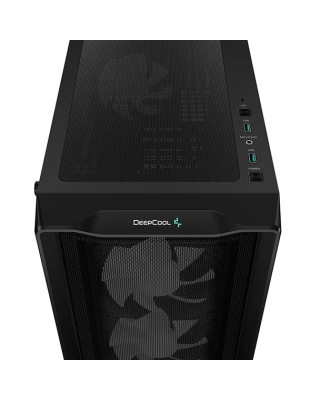 Deepcool CC560 MESH V2 | Black | Mid Tower | Power supply included No | ATX PS2