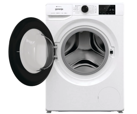 Gorenje Washing machine | WPNEI82A1SWIFI | Energy efficiency class A | Front loading | Washing capacity 8 kg | 1200 RPM | Depth 55 cm | Width 60 cm | Display | LED | Steam function | White