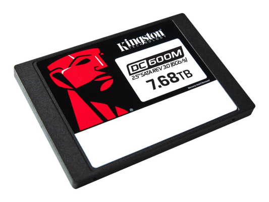 Kingston DC600M | 7680 GB | SSD form factor 2.5" | Solid-state drive interface SATA Rev. 3.0 | Read speed 560 MB / s | Write speed 530 MB / s