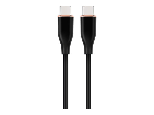 Cablexpert | Premium Silicon Type-C Power Delivery (PD) Charging and Data Cable, 1.5 m | CC-USB2S-CMCM-1.5M-BK