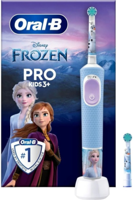 Oral-B Electric Toothbrush | Vitality Pro Frozen | Rechargeable | For children | Number of brush heads included 1 | Number of teeth brushing modes 2