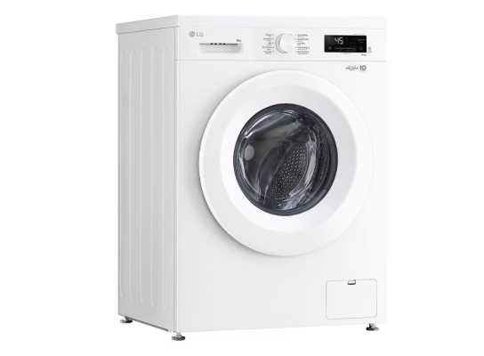 LG Washing Machine | F4X1008NWH | Energy efficiency class A | Front loading | Washing capacity 8 kg | 1400 RPM | Depth 56 cm | Width 60 cm | Display | LCD | Steam function | Direct drive | Wi-Fi | White