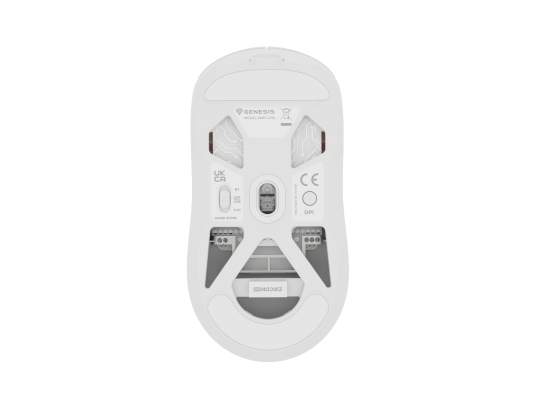 Genesis | Zircon 660 PRO | Wireless / Wired | Gaming Mouse | 2.4 GHz, Bluetooth, USB | White
