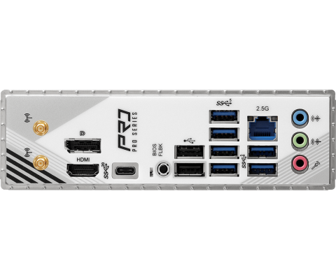 ASRock B860 PRO RS WIFI | Processor family Intel | Processor socket LGA1851 | DDR5 | Supported hard disk drive interfaces SATA, M.2 | Number of SATA connectors 4