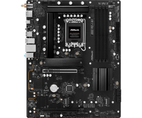 ASRock B860 PRO-A WIFI | Processor family Intel | Processor socket LGA1851 | DDR5 | Supported hard disk drive interfaces SATA, M.2 | Number of SATA connectors 4