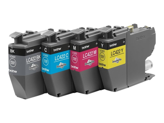 Brother LC422VAL | Ink Cartridge | Black, Cyan, Magenta, Yellow