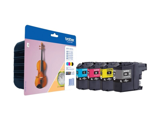 Brother LC127XLVALBP | Ink Cartridge | Black, Cyan, Magenta, Yellow