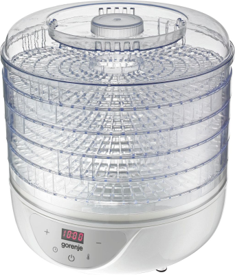 Gorenje | Food Dryer | FDK24DW | Power 380 W | Number of trays 5 | Temperature control | Integrated timer | White