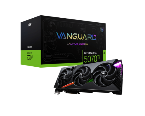 MSI GeForce RTX 5070 Ti 16G VANGUARD SOC LAUNCH EDITION | NVIDIA | 16 GB | GeForce RTX 5070 Ti | GDDR7 | HDMI ports quantity 1 | PCI Express Gen 5