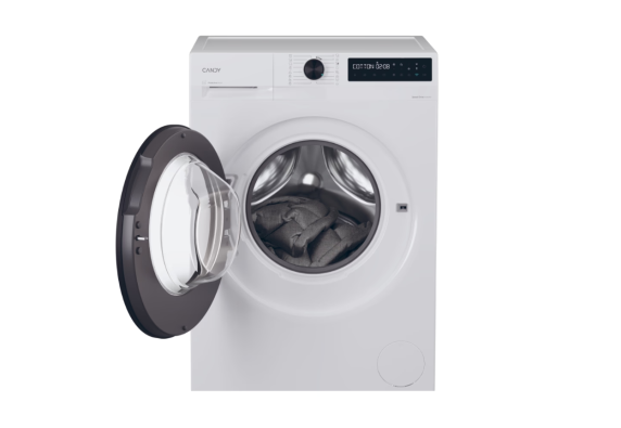 Candy Washing Machine | BR 49B8-S | Energy efficiency class A | Front loading | Washing capacity 9 kg | 1400 RPM | Depth 60 cm | Width 60 cm | Display | LCD | Steam function | Wi-Fi | White