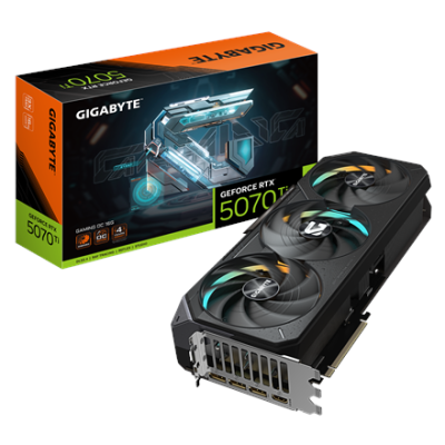 Gigabyte GeForce RTX 5070 Ti GAMING OC 16G | NVIDIA | 16 GB | GeForce RTX 5070 Ti | HDMI ports quantity 1 | PCI-E 5.0