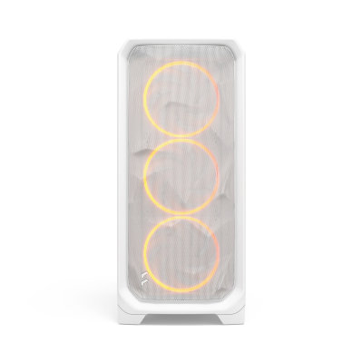 Fractal Design Meshify 3 | White RGB TG Clear Tint | Mid-Tower | Power supply included No | ATX