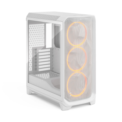 Fractal Design Meshify 3 | White RGB TG Clear Tint | Mid-Tower | Power supply included No | ATX
