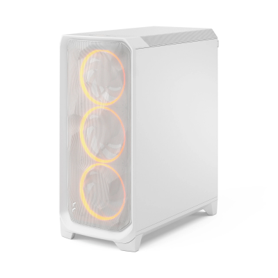 Fractal Design Meshify 3 | White RGB TG Clear Tint | Mid-Tower | Power supply included No | ATX