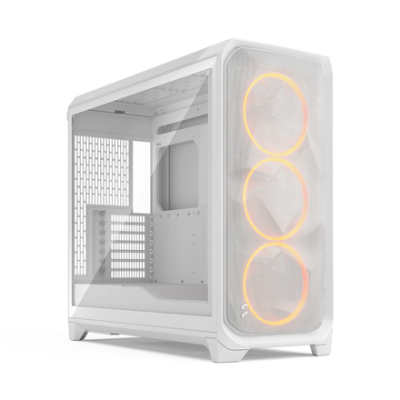 Fractal Design Meshify 3 XL | White RGB TG Clear Tint | Mid-Tower | Power supply included No | ATX