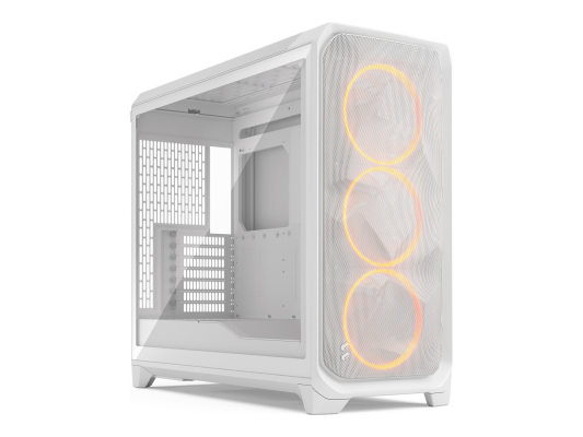 Fractal Design Meshify 3 XL | White RGB TG Clear Tint | Mid-Tower | Power supply included No | ATX