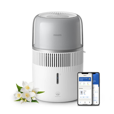 Philips | Humidifier | HU5710 / 00 5000 Series | Water tank capacity 4.5 L | Suitable for rooms up to 56 m² | NanoCloud technology | Humidification capacity 400 ml / hr | White