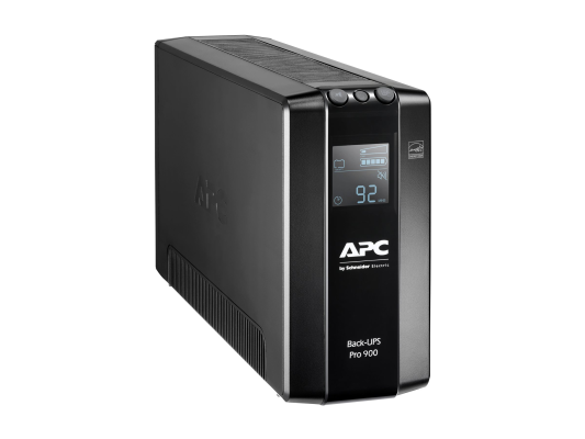 Schneider Electric APC Back-UPS Pro, Tower, 6x IEC C13 outlets, AVR, LCD, user-replaceable battery | BR900MI | 900 VA | 540 W | 230 V