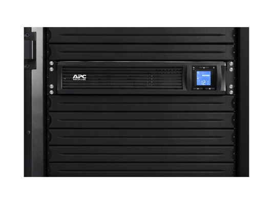 Schneider Electric APC Smart-UPS C, Rackmount 2U, 4x IEC C13 outlets, SmartConnect port, USB and serial communication, AVR, graphic LCD | SMC1000I-2UC | 1000 VA | 600 W | 230 V