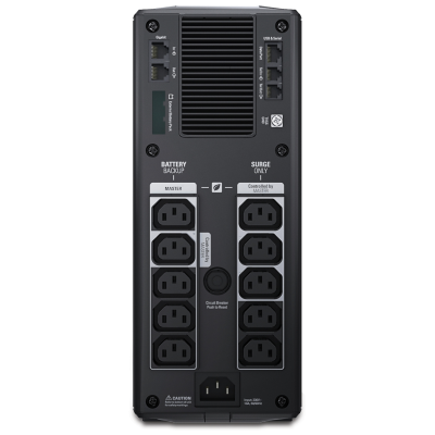 Schneider Electric APC Back-UPS Pro, Tower, 10x IEC C13 outlets, AVR, LCD, user-replaceable battery | BR1500GI | 1500 VA | 865 W | 230 V
