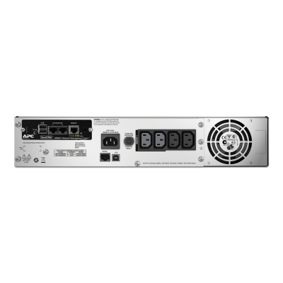 Schneider Electric APC Smart-UPS, Rackmount 2U, 230V, 4x IEC C13 sockets, Network card, AVR, LCD | SMT1500RMI2UNC | 1500 VA | 1000 W | 230 V