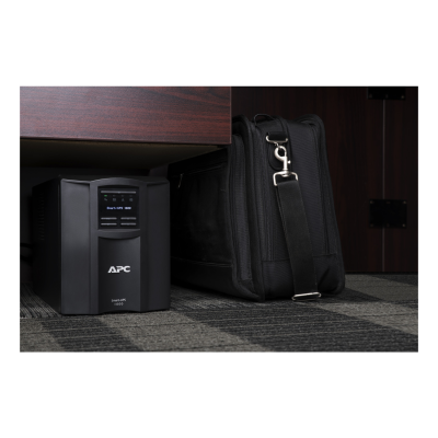 Schneider Electric APC Smart-UPS, Tower, 8x IEC C13 outlets, SmartConnect Port+SmartSlot, AVR, LCD | SMT1000IC | 1000 VA | 700 W | 230 V