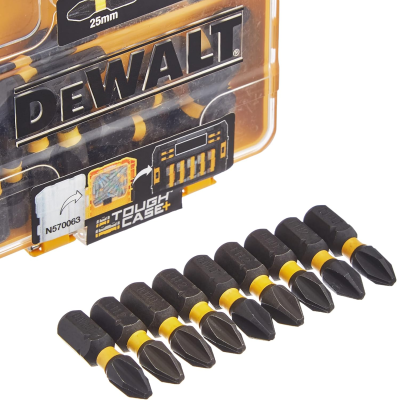 DEWALT DT70555T-QZ Extreme FLEXTORQ 25pc Set PH2 25mm in Small Bulk Storage Case