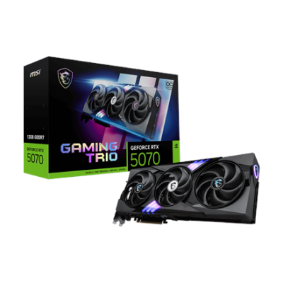 MSI GeForce RTX 5070 12G GAMING TRIO OC | NVIDIA | 12 GB | GeForce RTX 5070 | GDDR7 | HDMI ports quantity 1 | PCI Express Gen 5