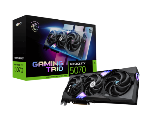 MSI GeForce RTX 5070 12G GAMING TRIO OC | NVIDIA | 12 GB | GeForce RTX 5070 | GDDR7 | HDMI ports quantity 1 | PCI Express Gen 5