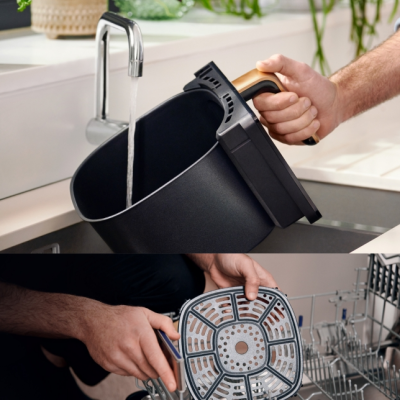 Panasonic Air Fryer | NF-CC600AXE | Power 1450 W | Capacity 6 L | Black