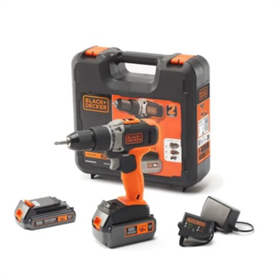 BLACK & DECKER | Cordless Drill / Driver with 2.0 Ah / 4.0 Ah Battery | BCD003MEM2K-QW | 18 V | 2.0 / 4.0 Ah | Lithium