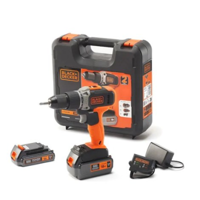 BLACK & DECKER | Cordless Drill / Driver with 2.0 Ah / 4.0 Ah Battery | BCD003MEM2K-QW | 18 V | 2.0 / 4.0 Ah | Lithium