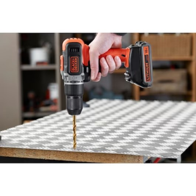 BLACK & DECKER | Cordless Drill / Driver with 2.0 Ah / 4.0 Ah Battery | BCD003MEM2K-QW | 18 V | 2.0 / 4.0 Ah | Lithium