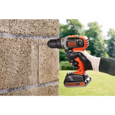 BLACK & DECKER | Cordless Drill / Driver with 2.0 Ah / 4.0 Ah Battery | BCD003MEM2K-QW | 18 V | 2.0 / 4.0 Ah | Lithium