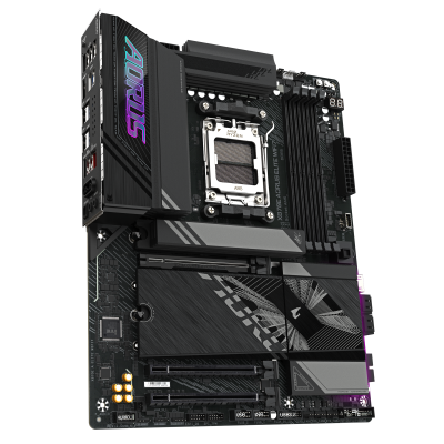 Gigabyte X870E A ELITE WIFI7 | Processor family AMD | Processor socket AM5 | DDR5 | Supported hard disk drive interfaces SATA, M.2 | Number of SATA connectors 4