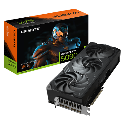 Gigabyte GeForce RTX 5090 WINDFORCE OC 32G | NVIDIA | 32 GB | GeForce RTX 5090 | GDDR7 | HDMI ports quantity 1 | PCI-E 5.0