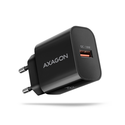 AXAGON Wallcharger 1x port USB-A, QC3.0 / AFC / FCP / Apple, 18W | ACU-QC18
