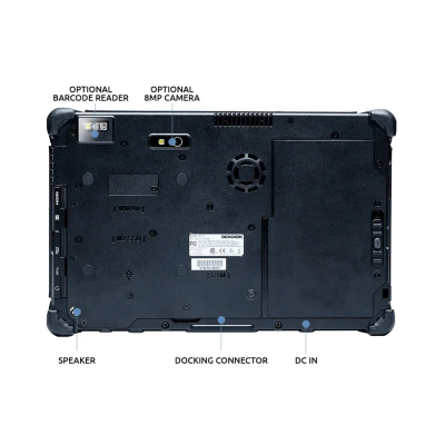 Durabook R11H7 Standard Tablet 11.6" FHD Intel Core i5-1235U 8505 / 8GB / 256GB / Intel Iris Xe Graphics / Win11Pro / Black / WiFi / 3Y Warranty | Durabook