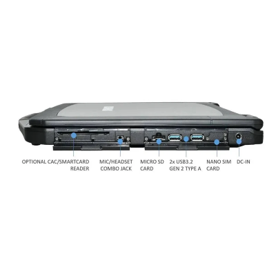 Durabook | S14I i5 Basic | Black | 14 " | FHD | Intel Core i5 | i5-125U | 16 GB | Solid-state drive capacity 256 GB | Intel UHD Graphics | Windows 11 Pro | Keyboard backlit | Warranty 36 month(s)