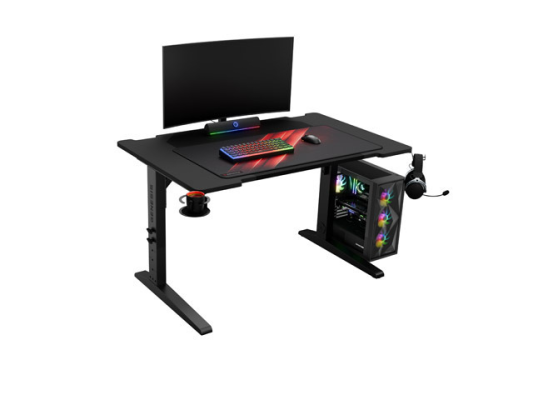 Genesis Gaming Desk | Holm 120 Modular | Black