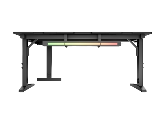 Genesis Gaming Desk | Holm 160 Modular Corner | Black / Anthracite