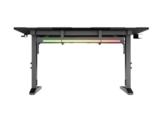 Genesis | Modular Gaming Desk | Holm 140 RGB | Anthracite Black